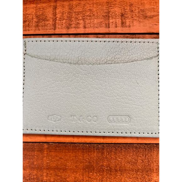 Tiffany & Co Leather Card Case in Tiffany Blue - Picture 3 of 7